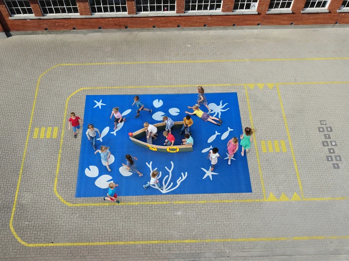 Tapijt van Getuft Kusntgras