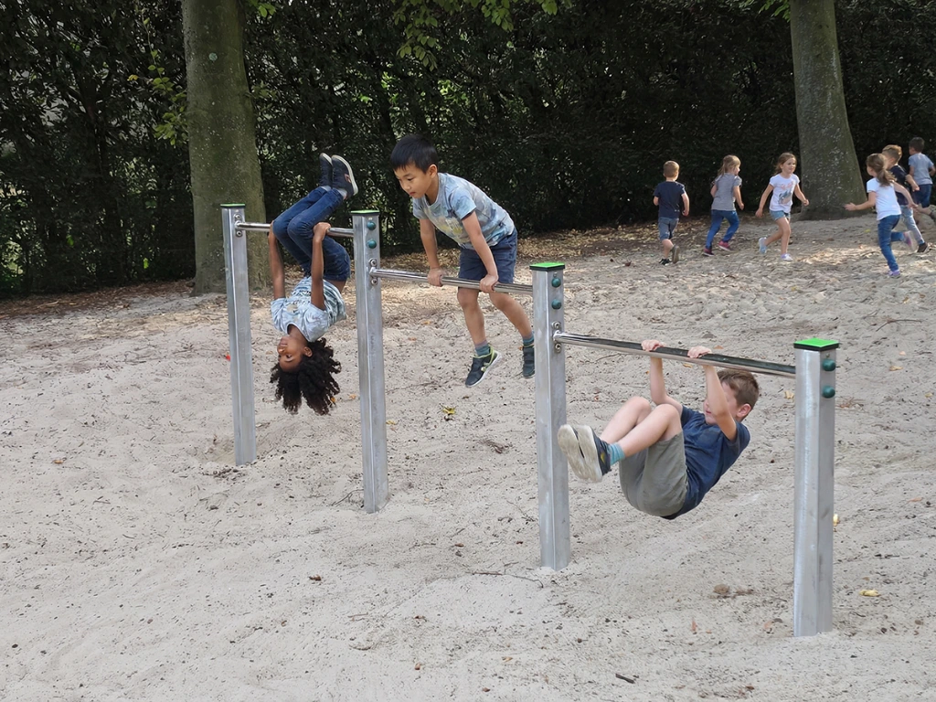 kids at steel somersault bars IDEMAX.webp