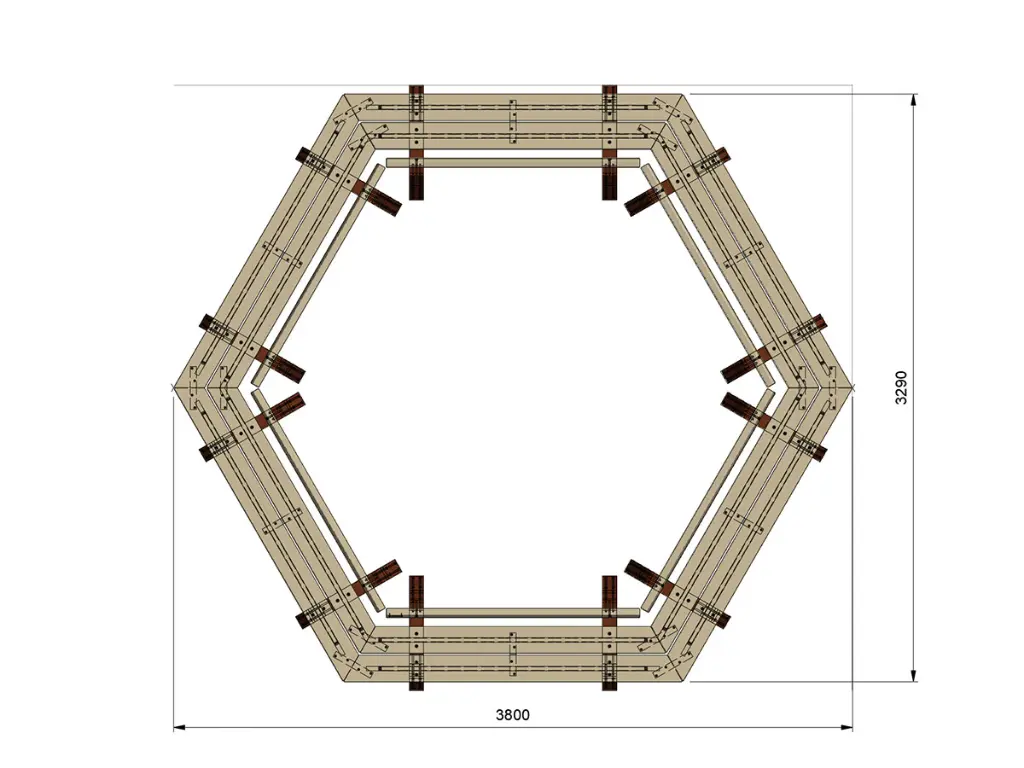GP69 zeshoekbank bovenzicht.webp