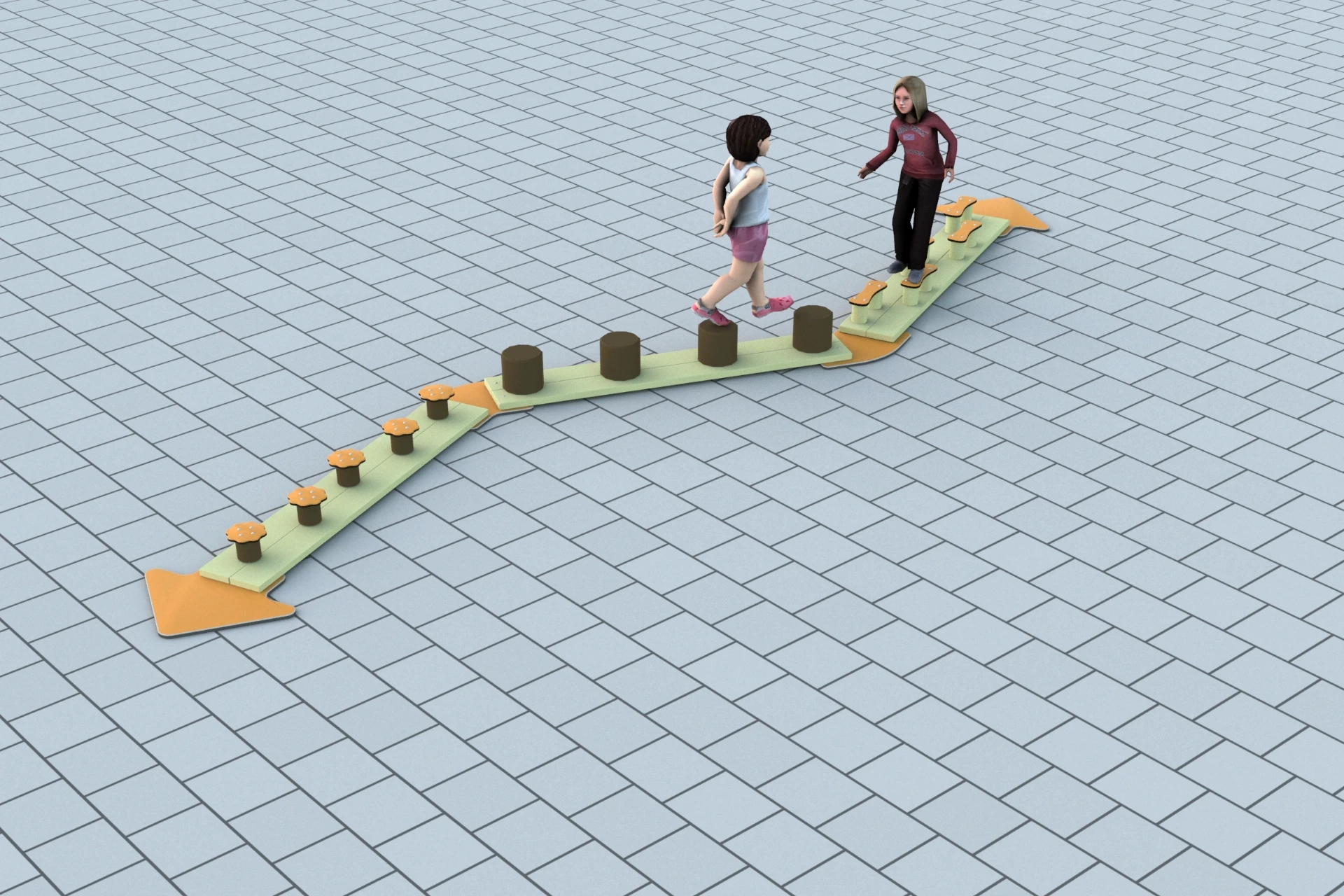 Package Portable Obstacle Course - ID098