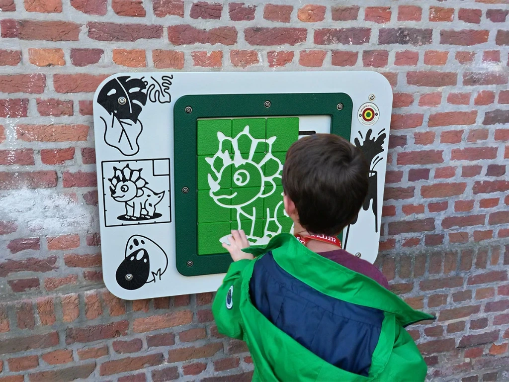 Speelpaneel Puzzel Dino