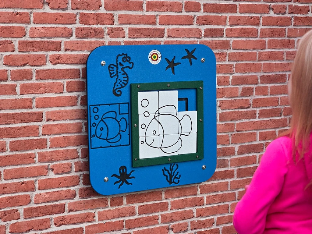Speelpaneel Puzzel Vis