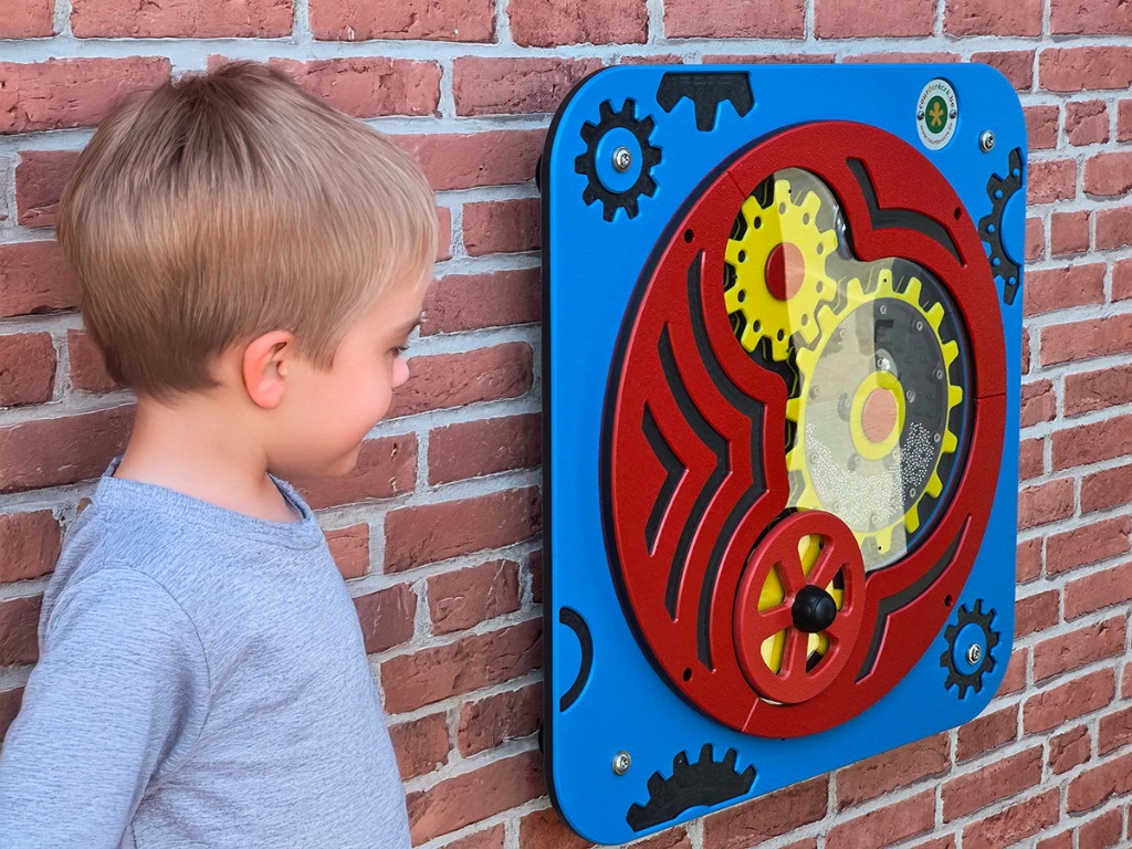 Speelpaneel Tandwielen Met Bolletjes