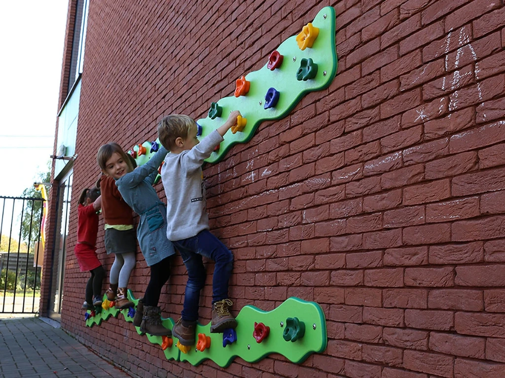 Climbing wall panels