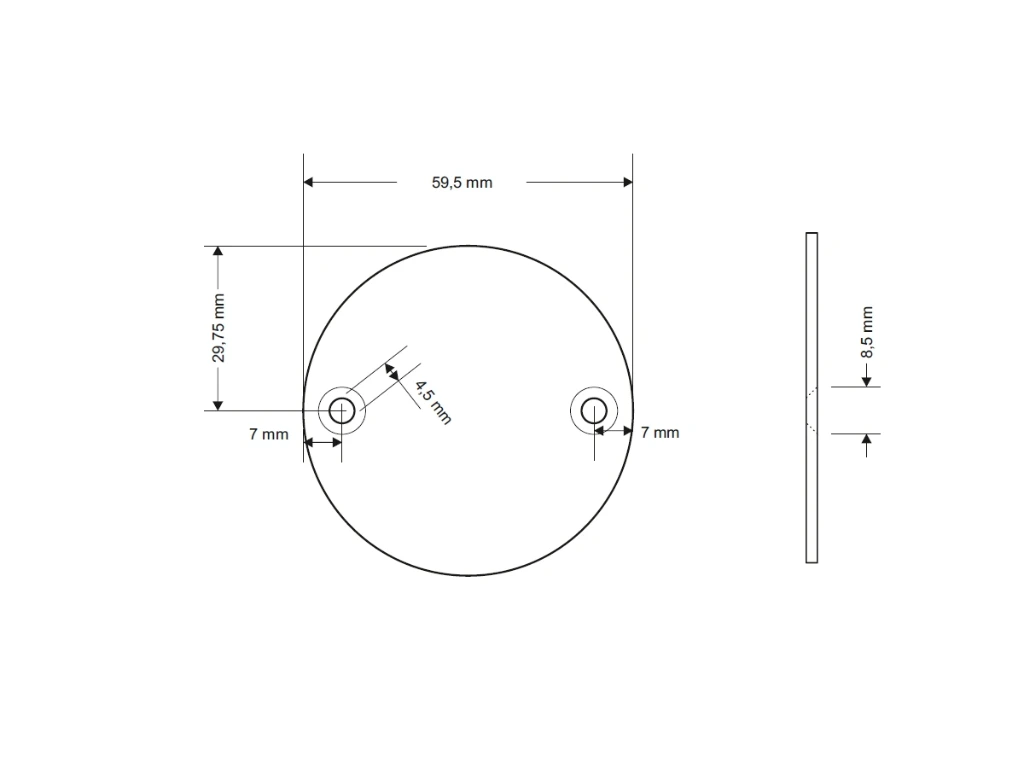 Sponsor plates made of stainless steel