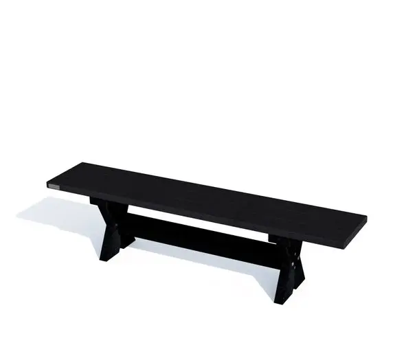 [ID502-00000B-UB] Cross Bench (Black)