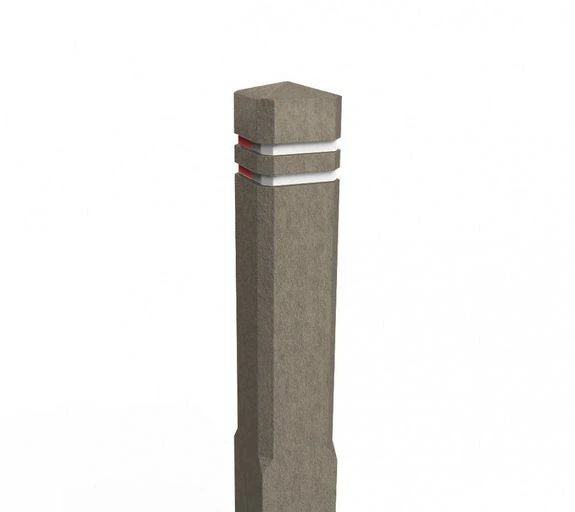 Poteau "anti parking" carré noir