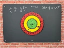 Chalkboard with Round codebreaker Play Panel