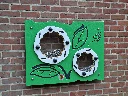 Speelpaneel Bloemen met bolletjes