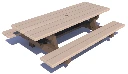 Table de pique-nique Mini longue
