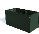 Planter Rotterdam without legs 120 x 60 cm