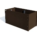 Planter Rotterdam without legs 120 x 60 cm