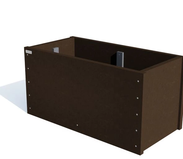 Planter Rotterdam with legs 120 x 60 cm