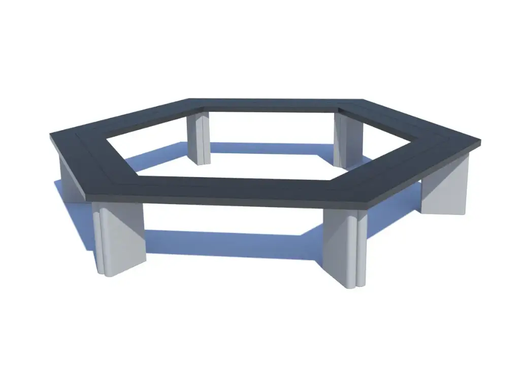 Banc Hexagonale 