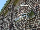 Panier de basket mural avec filet (acier)