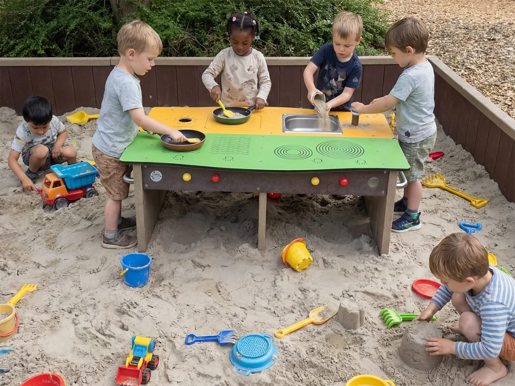 ID252-Kitchen Cooky with extended legs-Water + Fire