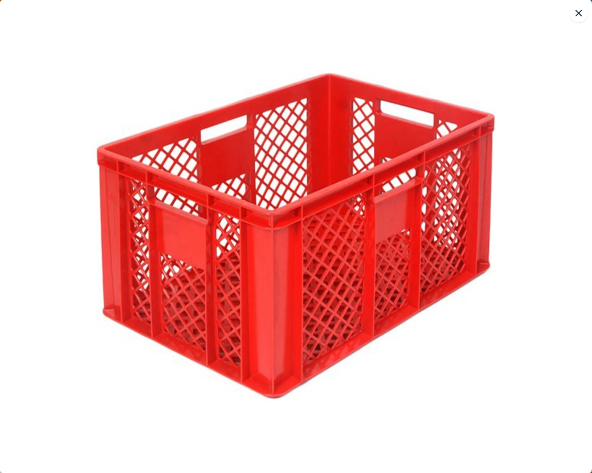 [ID903-0032OR-MC] Euronormbak Open Ruitjes (Set geel+rood, 32 cm)