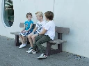 Bank Junior-Teens met leuning