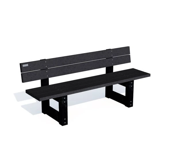Bench London with backrest