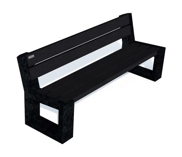Matrix 005 bank with backrest 