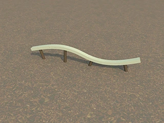 ID100C - Wavy Balance Beam