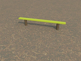 [ID100-0000D0-BG] ID100D - Wide balance beam (Bebat)
