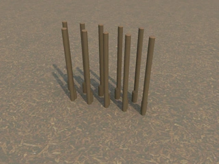 [ID100-0000L0-QB] ID100L - Échasse - set de 10