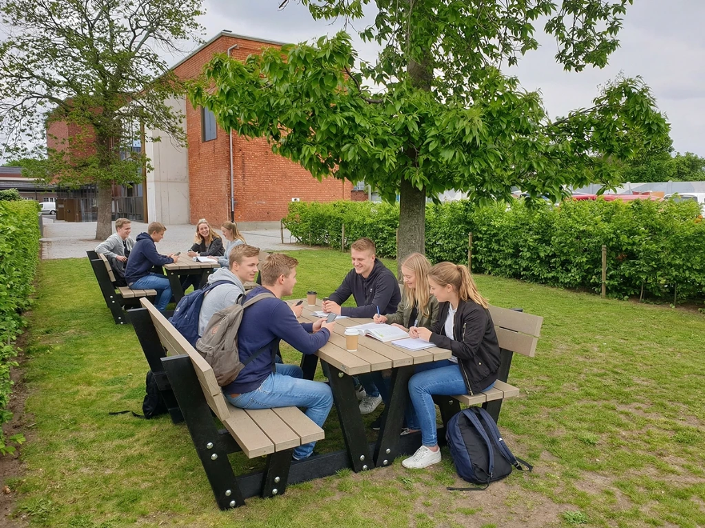 Picknicktafel Lyon met leuning