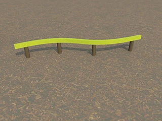 ID100G - Zigzag Balance Beam