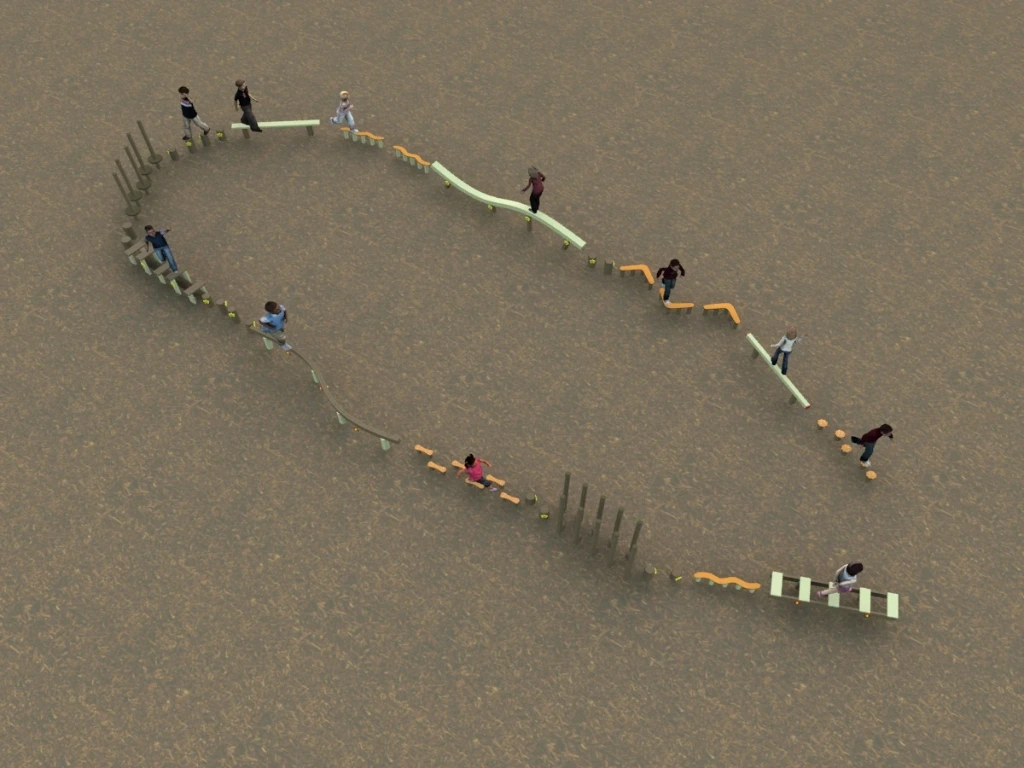 Pakket Parcours Voor Ingraven - ID100