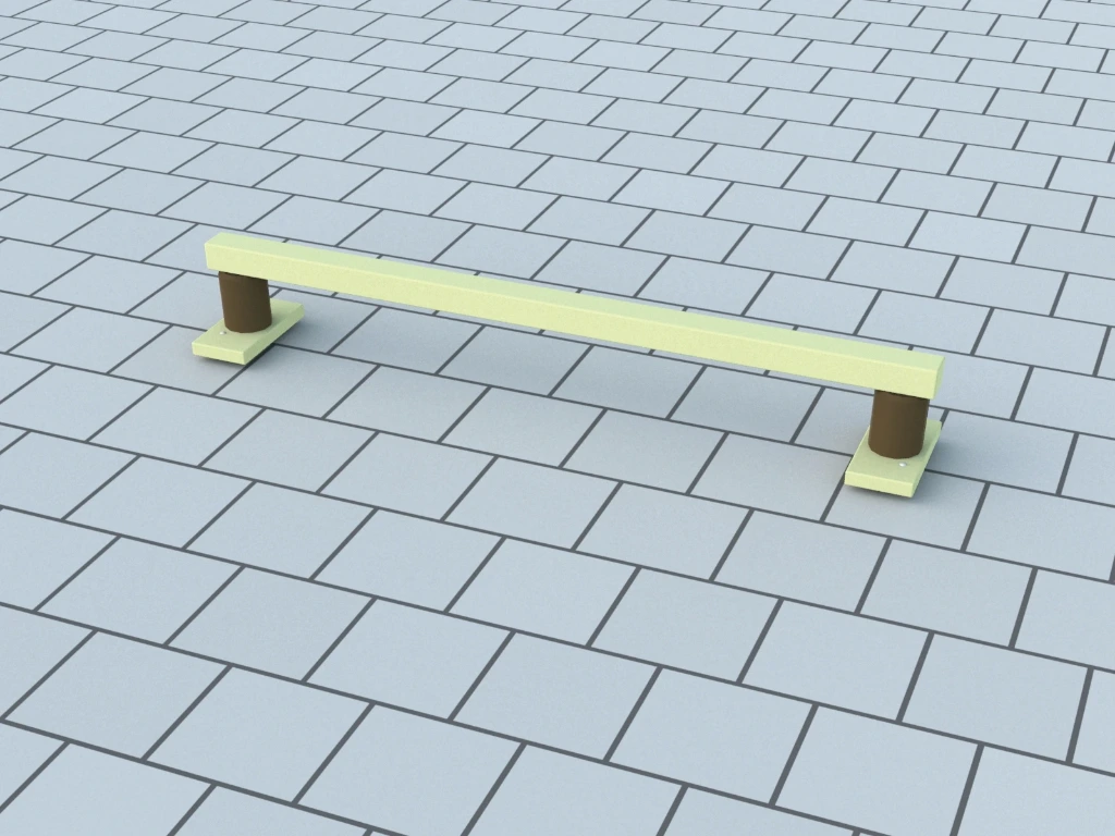 [ID098-00000E-SB] ID098E - Smalle Evenwichtsbalk