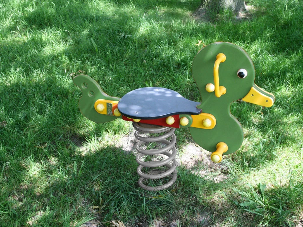 [ID601-100001-GR] Jeu à ressort canard