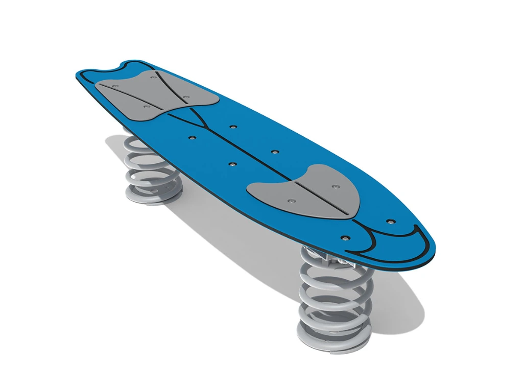 [ID601-100009-BU] Jeu à ressort Planche de Surf