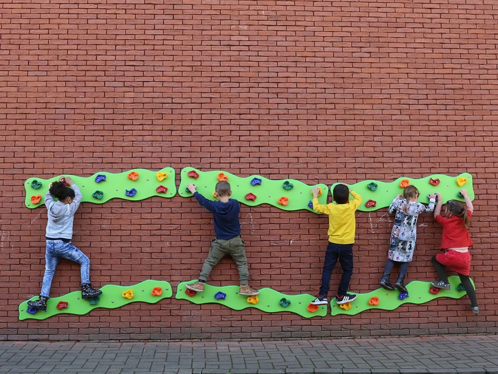 Climbing wall panels