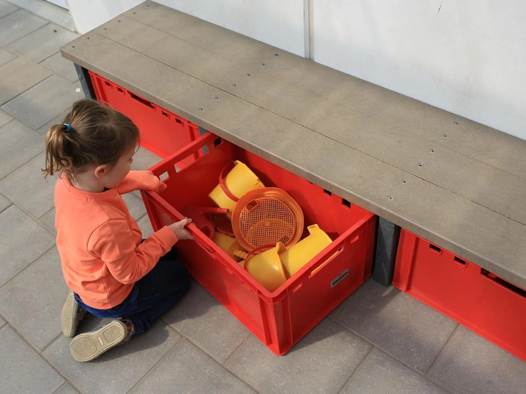 Banc de rangement