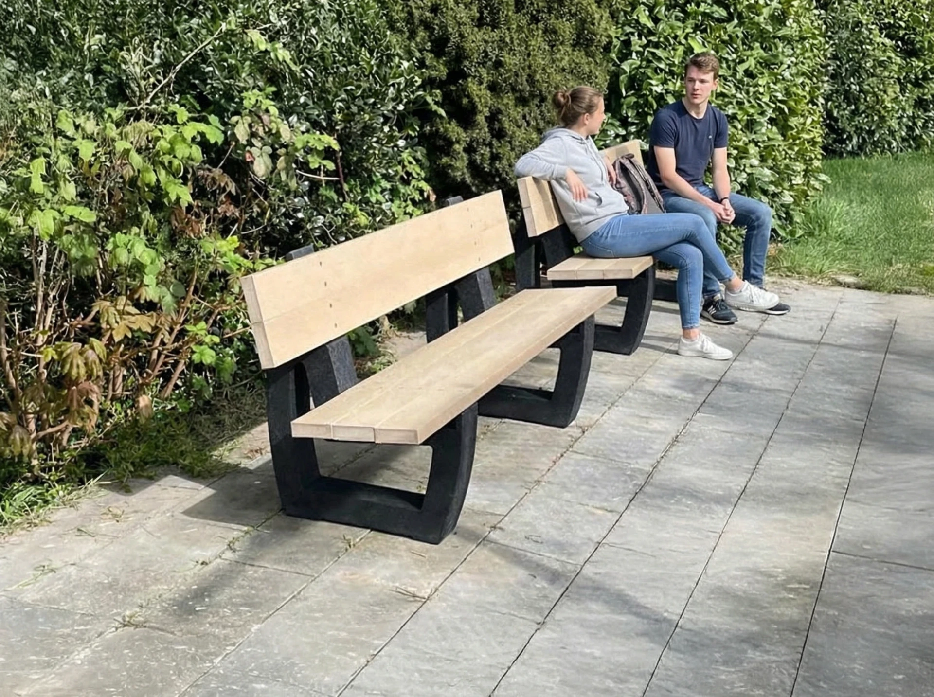 Bank Bonn met leuning