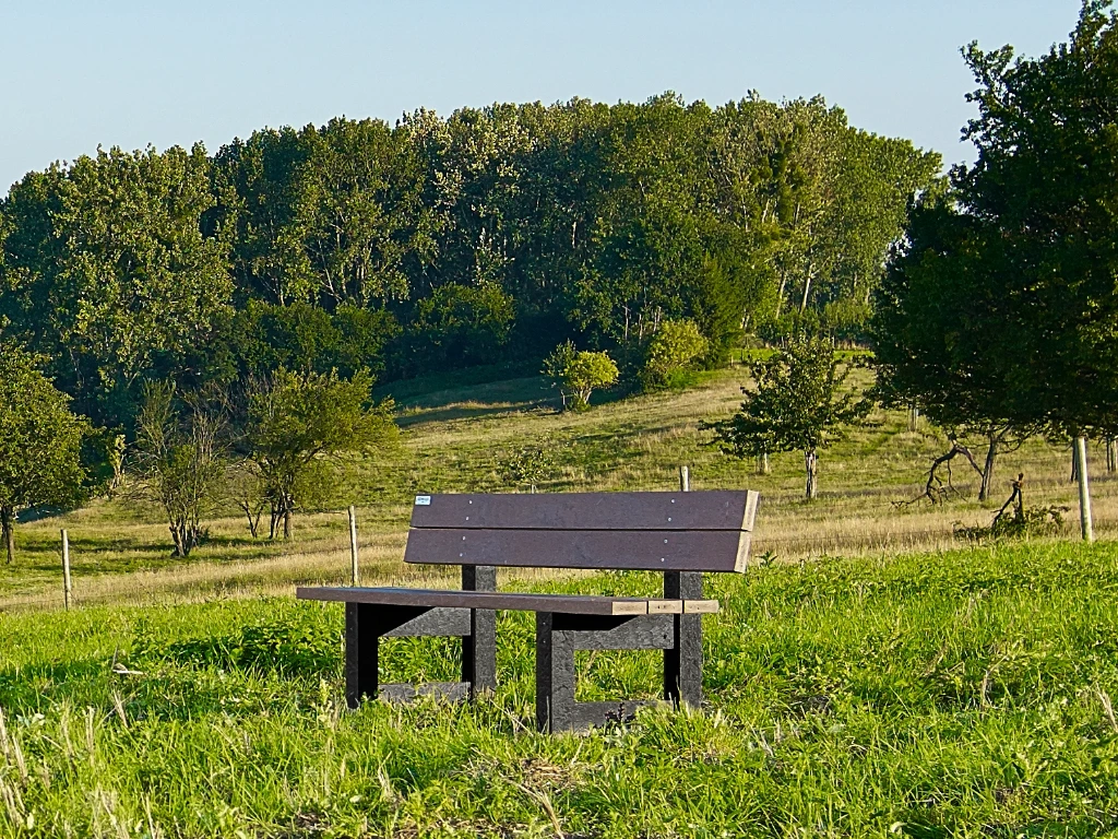 Bench London with backrest