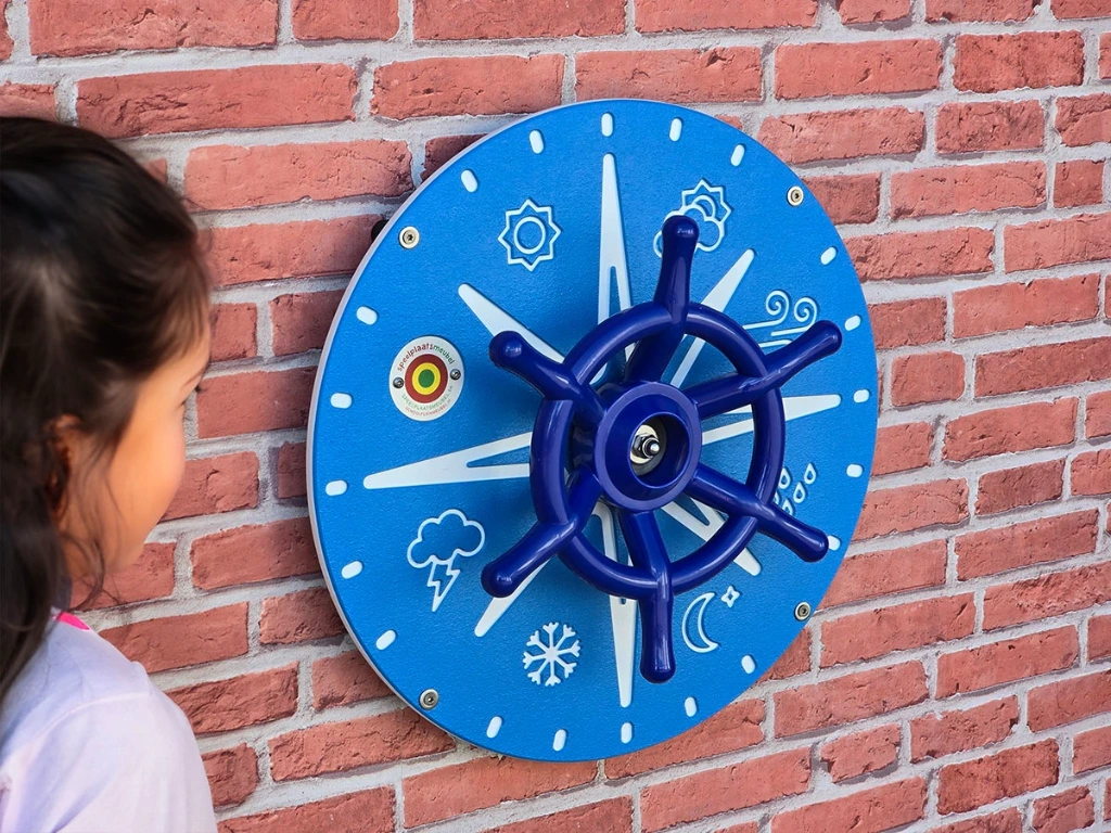 Panneau de jeu rond - météo