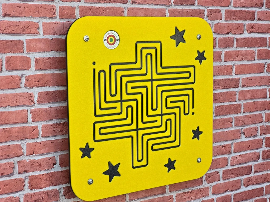Panneau de jeu - Labyrinthe Étoile Jaune