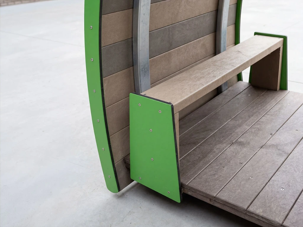 Vikinghut - reading bench