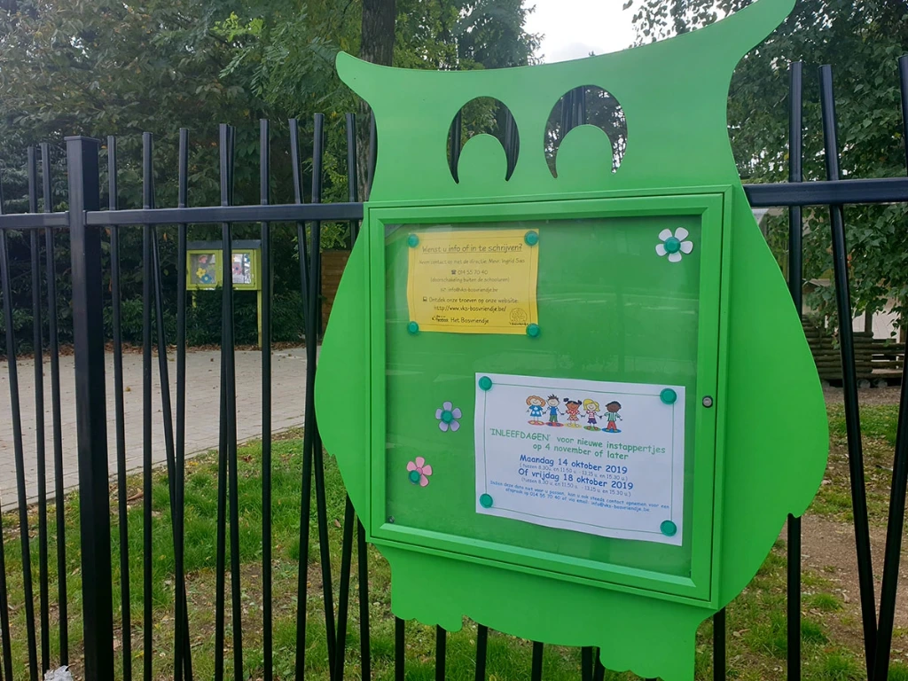 Vitrine d'informations